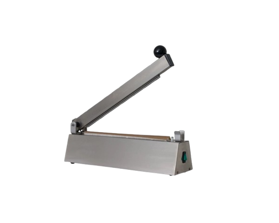 GPS - Hand-operated heat sealer fully constructed of stainless steel, making it a hygienic sealer, ideal for packaging delicate food products. The GPS sealer meets all quality standards used in food industry and offers you a versatile and compact packaging system, producing a strong 1 mm bag cut-off seal. Ideal in combination with GPS bags.
