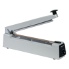 Eco sealer - A basic impulse sealer generating a 2 mm seal on PE/PP bags or tubular polyethylene film. The optional knife allows you to make your own customized bags at any length. Designed for low-volume sealing (not suitable for industrial production or repetitive use). Maximum available seal length 400 mm. 