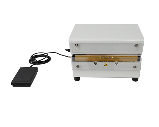 Lamino - Compact semi automatic table-top heat sealer ideal for sealing laminated film types. Seal time and seal temperature can easily be adjusted on the digital control panel. A consistent strong crimped 13 mm profile seal effectively prevents delamination of the film and ensures the quality conservation, protection and preservation of your products. Not suitable for films made of 100% polyethylene (PE) or laminated films with PE on the outer side, as this may melt on the sealing bars.
