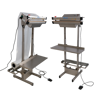Support for ISM - Convenient and solid support stand for mounting the Industrial Sealmaster (ISM). 

Enables to adjust the seal angle of the seal bars to seal voluminous bags in a more vertical position. Ideal for products where more flexibility is required such as packing larger items or in the absence of suitable tabletop space. Operating the ISM from a support stand means optimizing packaging performance and more ergonomics for the operator. Note: the Bag support table and Film roll holder need to be ordered separately.