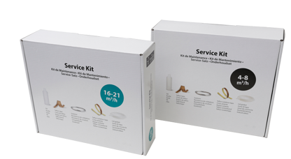 Spare parts set for tabletop Audionvac