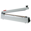 Eco sealer - A basic impulse sealer generating a 2 mm seal on PE/PP bags or tubular polyethylene film. The optional knife allows you to make your own customized bags at any length. Designed for low-volume sealing (not suitable for industrial production or repetitive use). Maximum available seal length 400 mm. 