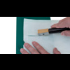 Sample cutter - Convenient tool for seal specimen creation.
A twin blade cutter for easily cutting out a 15 mm wide sample in order to execute a peel test.