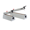 Sealboy Magneta - Robust tabletop impulse sealer, equipped with knife and an electromagnet closure which controls both sealing and cooling time to ensure consistent seals independent of the operator. The sealing arm automatically opens after the set sealing time has expired. Top quality worry-free sealer with 3 years guarantee.