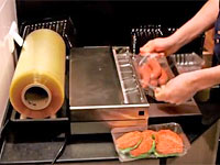 Handwickler zum Lebensmittel verpacken