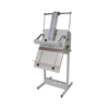 Pandyno - The most simple manual bagging machine. Equipped with a support for mounting your desired filling chute. The filling chute needs to be covered with tubular film to produce quick and efficiently filled bags.  Easy and light-weight operation by pressing the seal arm to start the cycle. 
