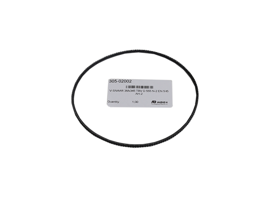 V-Belt for D 545 AH/AV - V-belts for Audion D 545 AH and D 545 AV continuous band sealers. Keeping this spare part in stock contributes to optimal performance and continuity of your packaging process.
