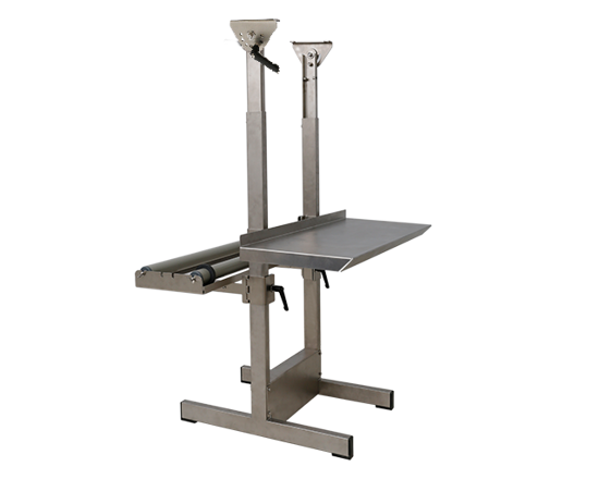 Support for ISM - Convenient and solid support stand for mounting the Industrial Sealmaster (ISM). 

Enables to adjust the seal angle of the seal bars to seal voluminous bags in a more vertical position. Ideal for products where more flexibility is required such as packing larger items or in the absence of suitable tabletop space. Operating the ISM from a support stand means optimizing packaging performance and more ergonomics for the operator. Note: the Bag support table and Film roll holder need to be ordered separately.